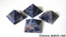 Sodalite Pyramids 23-28mm